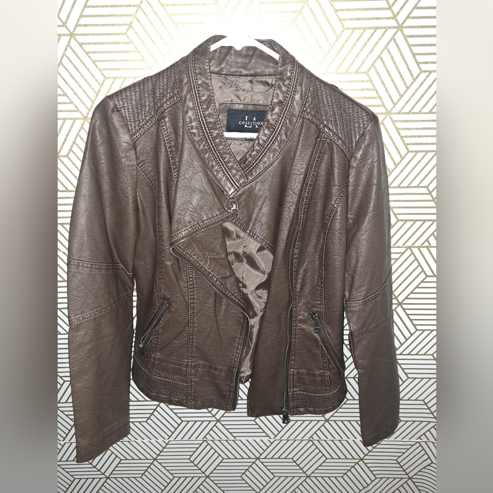 Brown  LA coalition jacket
